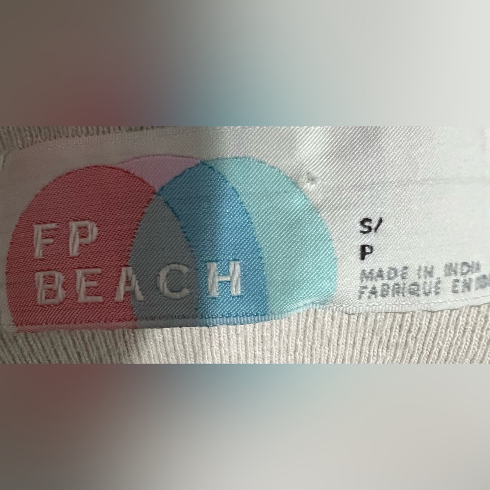 FP Beach Free People Lagenlook Oversized Tank Dress Boho Cocoon Lounge Small - Picture 3 of 5